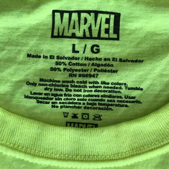 Unisex Neon Marvel Spiderman T-shirt - Picture 5 of 5